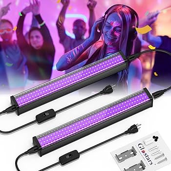 blackbox ultraviolet2 LED無しVer. UV LED Blacklight, 2 Pack HouLight High Power 10W LED Black